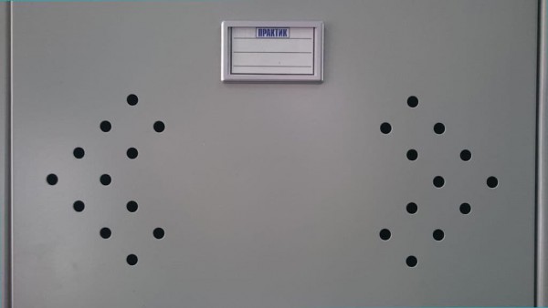 Шкаф металлический гардеробный ПРАКТИК LS-001-40 (Приставная секция)  фото #530